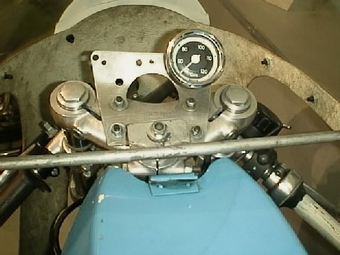 Hercules Wankel Langstrecken-Rennmaschine - letzte Version von 1976 Cockpit