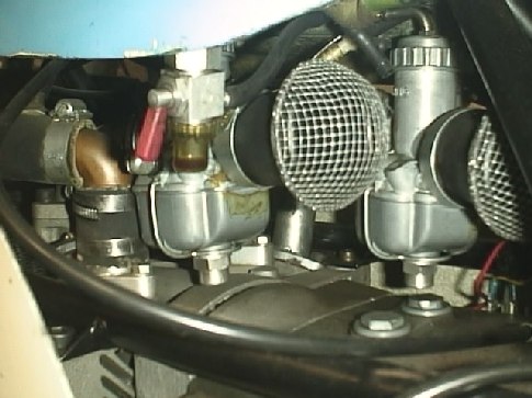 Hercules Wankel Langstrecken-Rennmaschine - letzte Version von 1976 mit 2 Vergasern