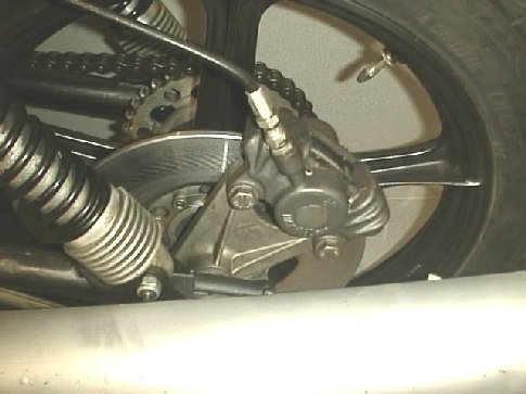 Hercules Wankel Langstrecken-Rennmaschine - hintere Bremsanlage