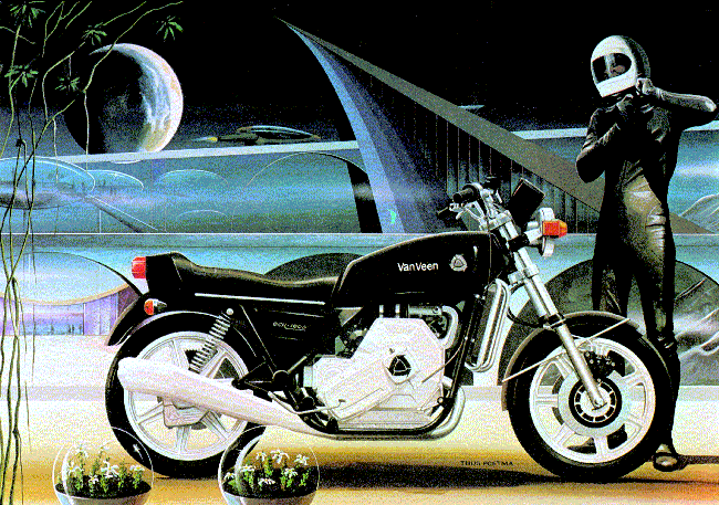 Futuristische Van Veen Werbung 1976