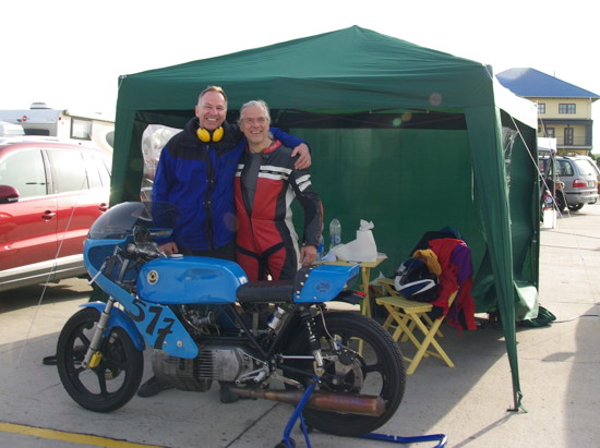 Team mit Wankelrenner am Pannonia-Ring