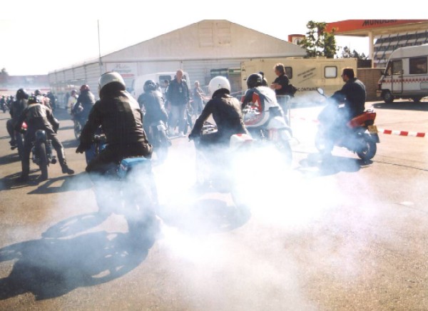 Streckenvernebelung mit der Rennwankel!