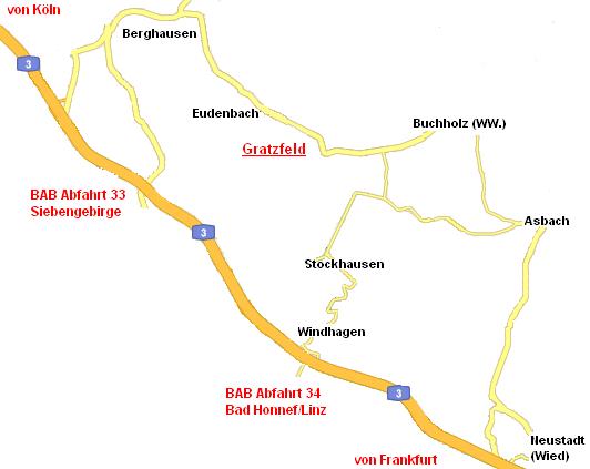 Anfahrtsskizze Wankeltreffen 2010