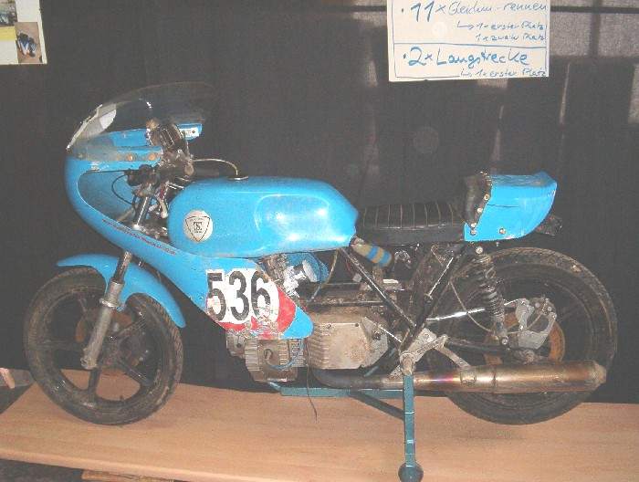 Besch&auml;digter Wankelrenner (Unfall in Oschersleben)